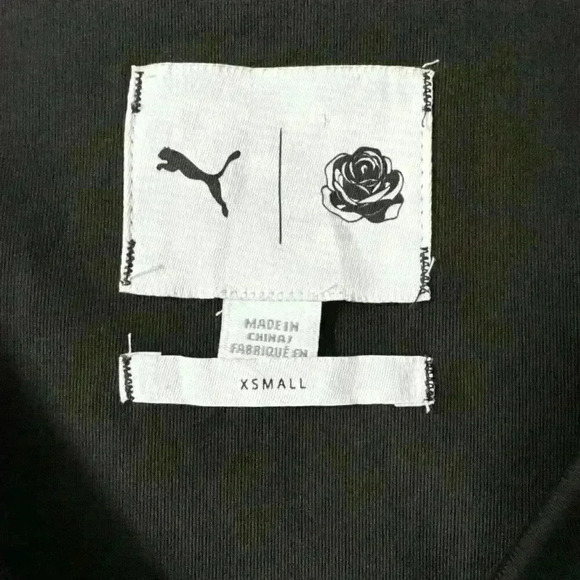 Puma X Careaux Artist Series Floral Logo Tee Women's In Puma Black XS - Picture 3 of 4